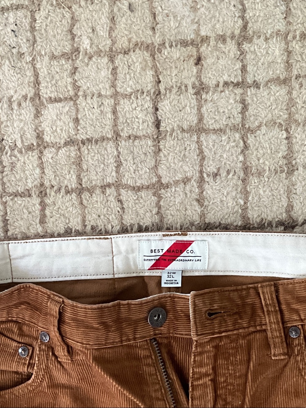 Best Made Co. Men’s Tan Corduroy Pants — Classic Everyday Fit